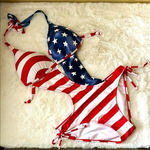 American flag bathing suit
